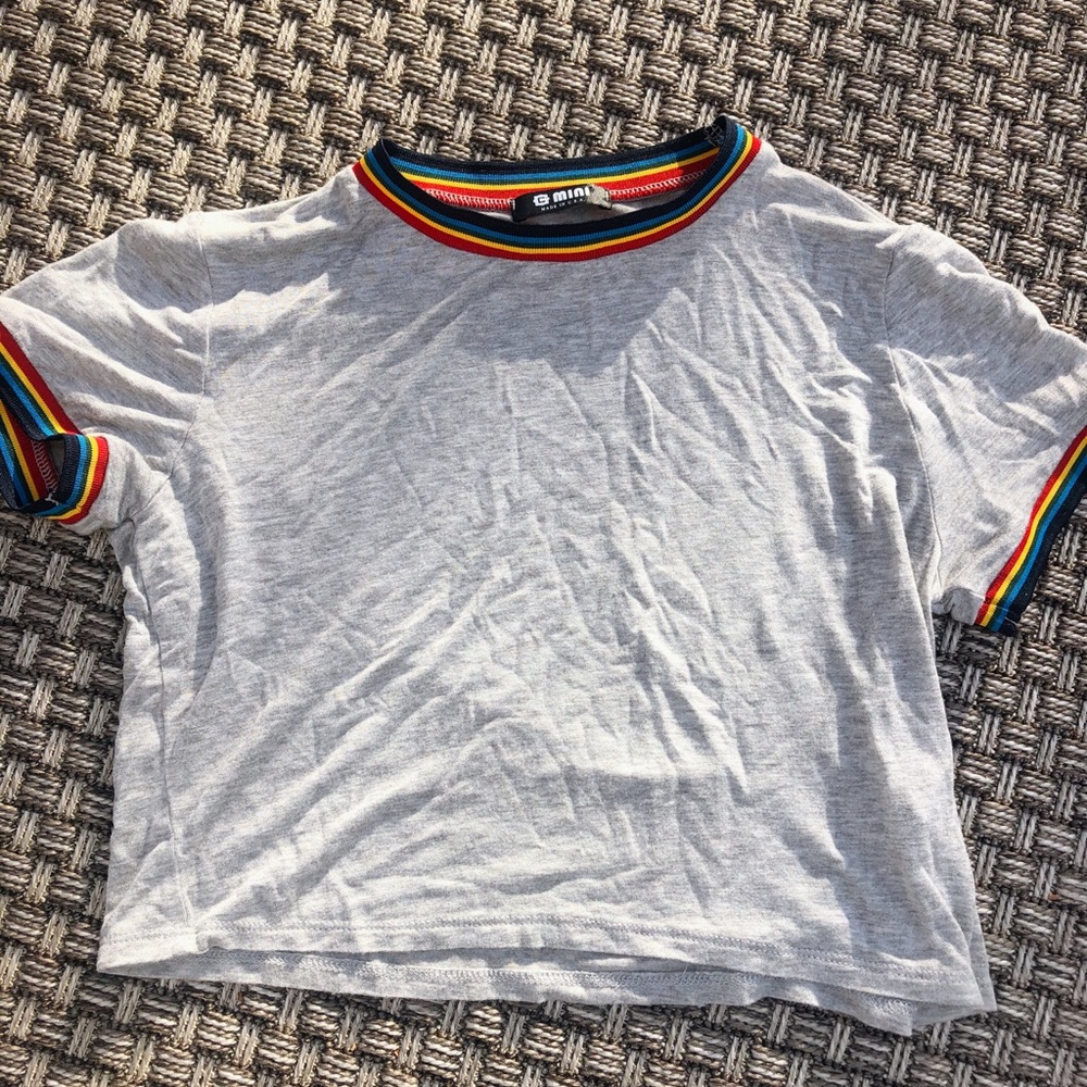 🆕 Gmini Rainbow Lined Top